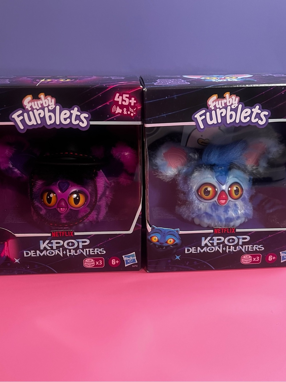 Furby Furblets K-Pop Demon Hunters Plush - Blue & Purple